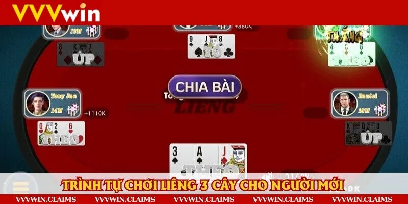 Quy trình trải nghiệm game bài Liêng 