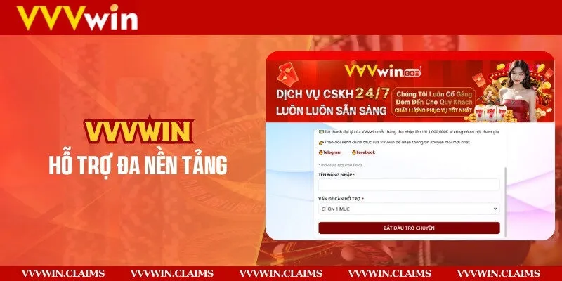 Vvvwin hỗ trợ đa nền tảng
